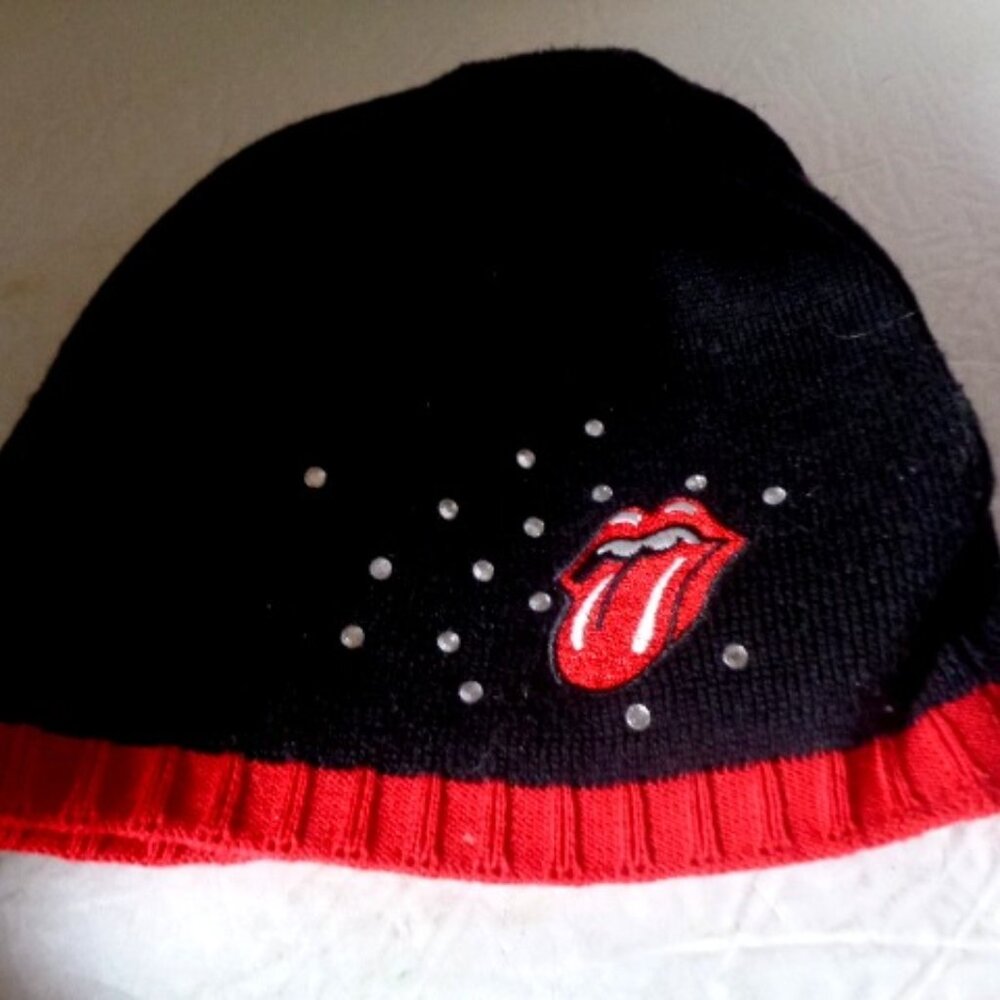 Rolling Stones Knit Ski Cap, Kids Size By Concept One Excellent condition